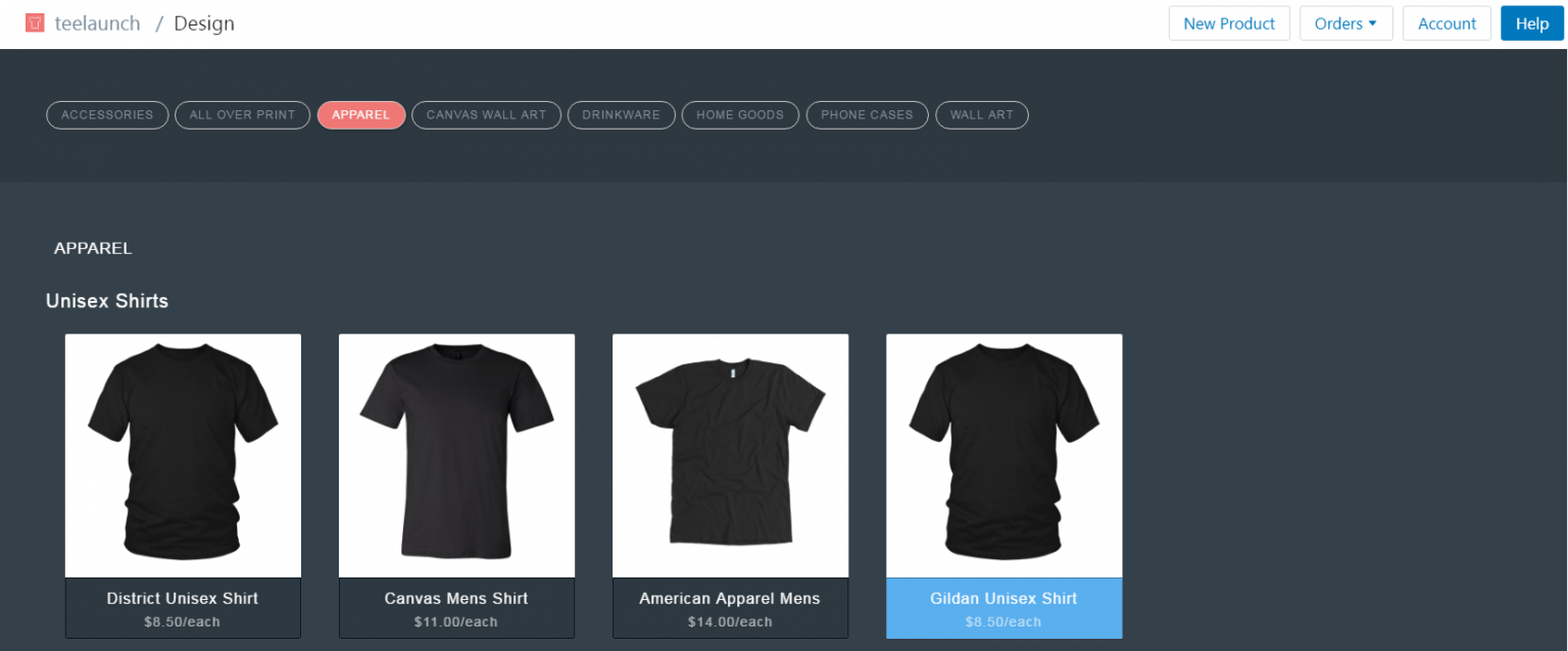 design your own merch app