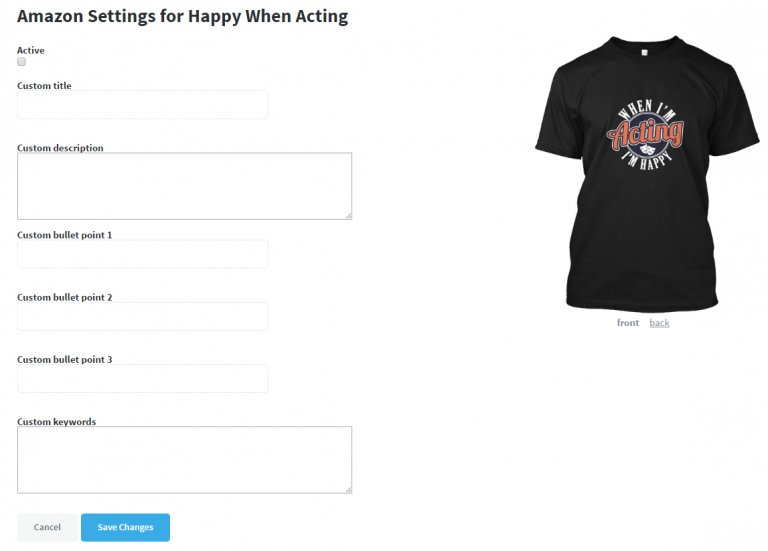 teespring amazon integration 2020