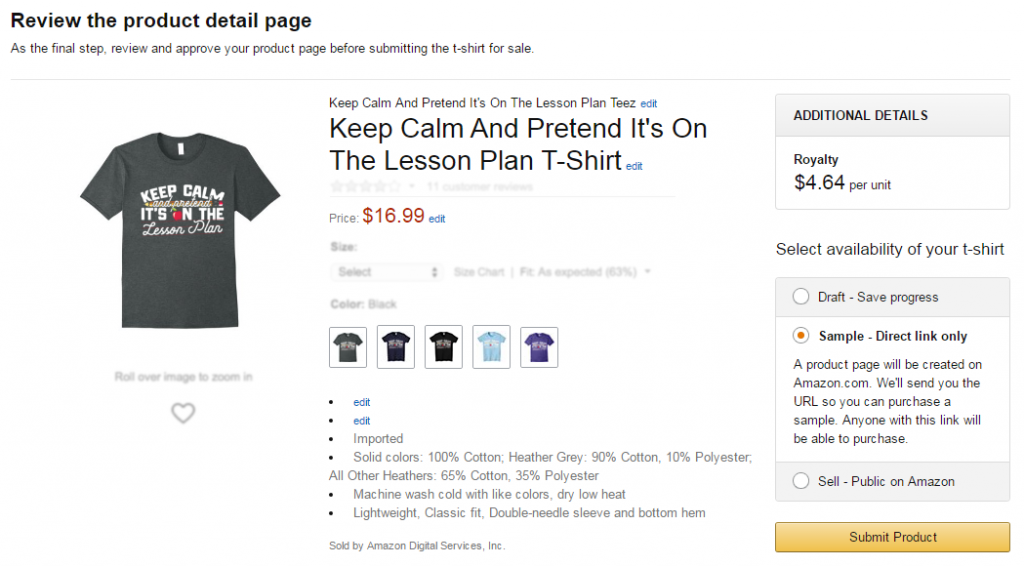 Keyword Optimization Merch by Amazon Case Study - Merch Informer ...