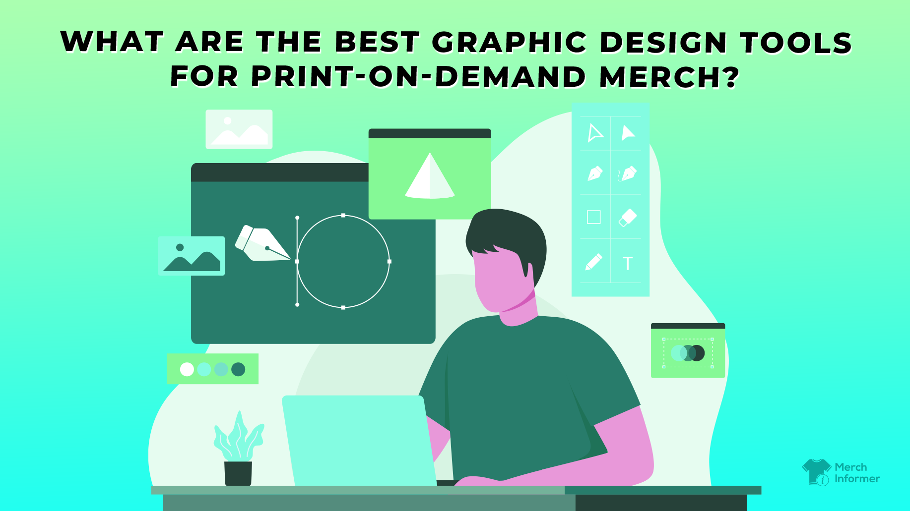 What Are The Best Graphic Design Tools For Print-On-Demand Merch
