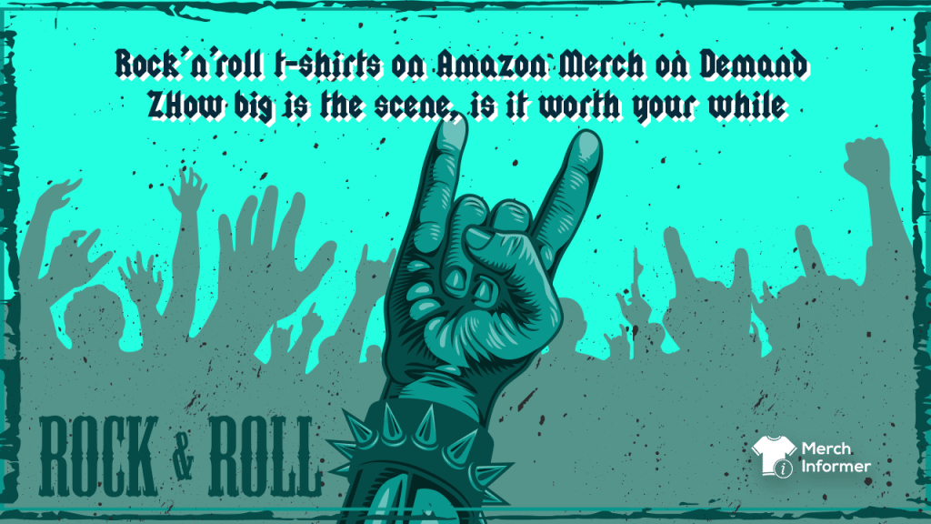 amazon merch rock and roll