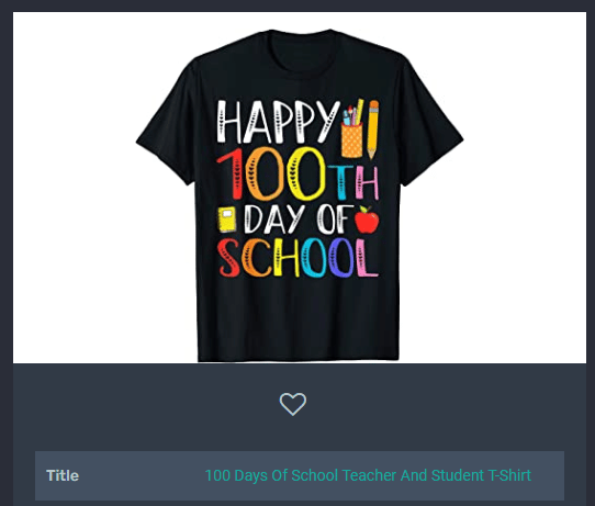 101 Days of School Dalmatian Dog 100 Days Smarter T-Shirt