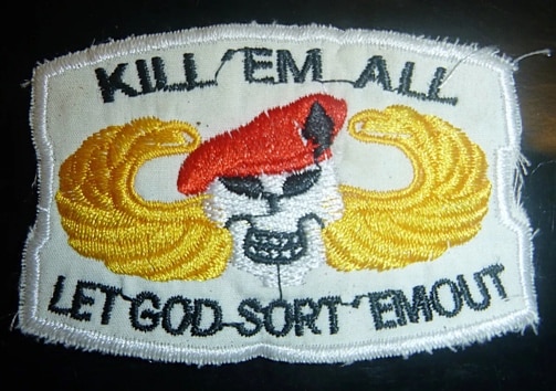 Patch - KILL EM ALL - LET GOD SORT EM OUT - MACV-SOG ADVISOR - Vietnam War #.382 | eBay