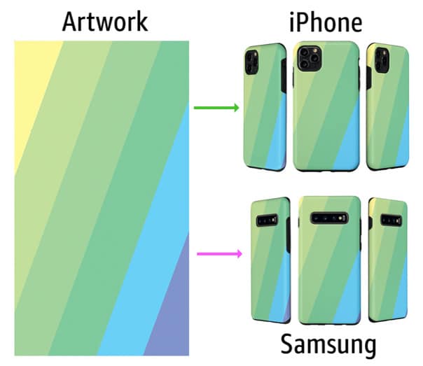 A different design of a phone case Description automatically generated with medium confidence