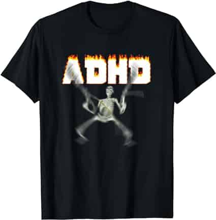 ADHD Skeleton Meme T-Shirt