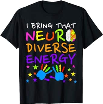 Neurodiversity Kids Boys Autism Awareness Girls ADHD ASD ADD T-Shirt