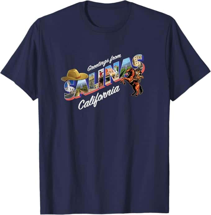 A blue t-shirt with a logo Description automatically generated