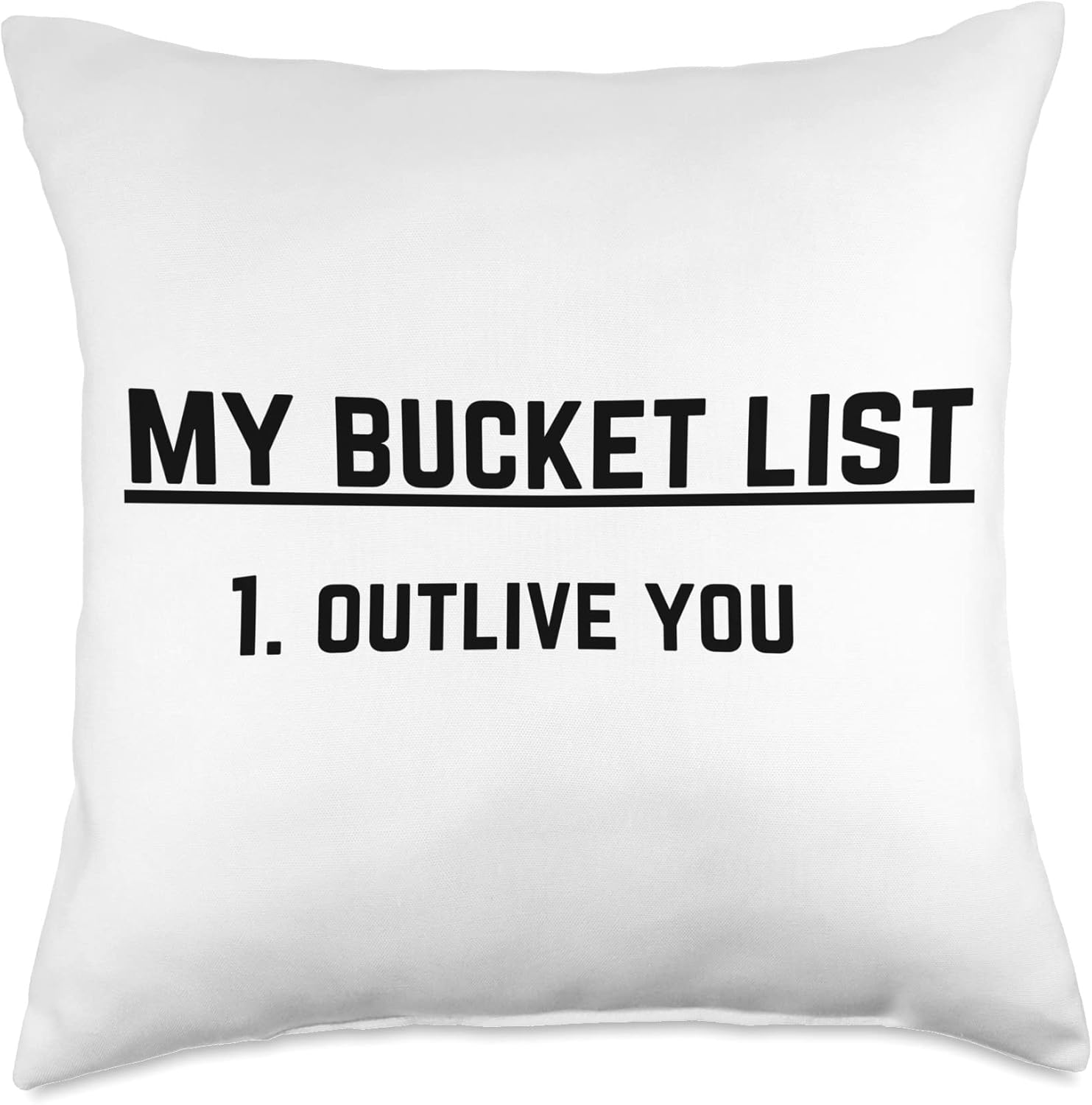 A quirky throw pillow that adds a conversational piece to home décor, appealing to those with a sense of humor.