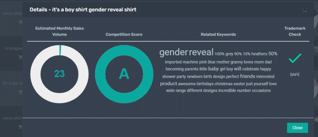 A screen shot of a gender reveal Description automatically generated