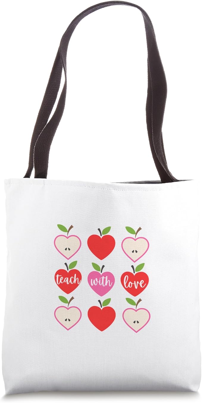 Teach With Love Tote Bag Tote Bag