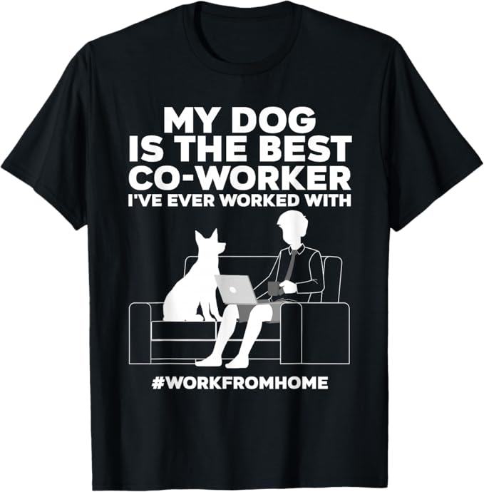 Cool Work from Home Art for Men Women WFH Working from Home T-Shirt