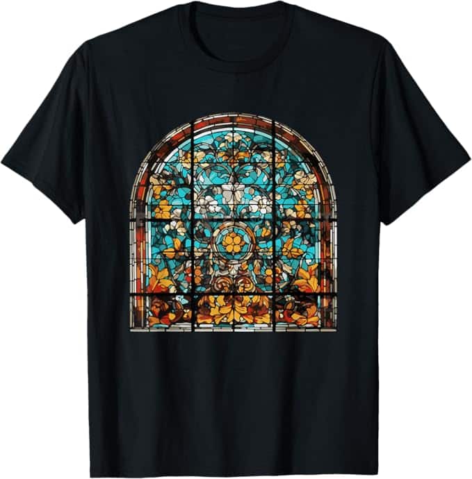 Stained Glass Windows - Stained Glass Glass Artist T-Shirt